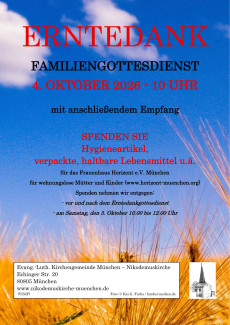 Erntedank 2026